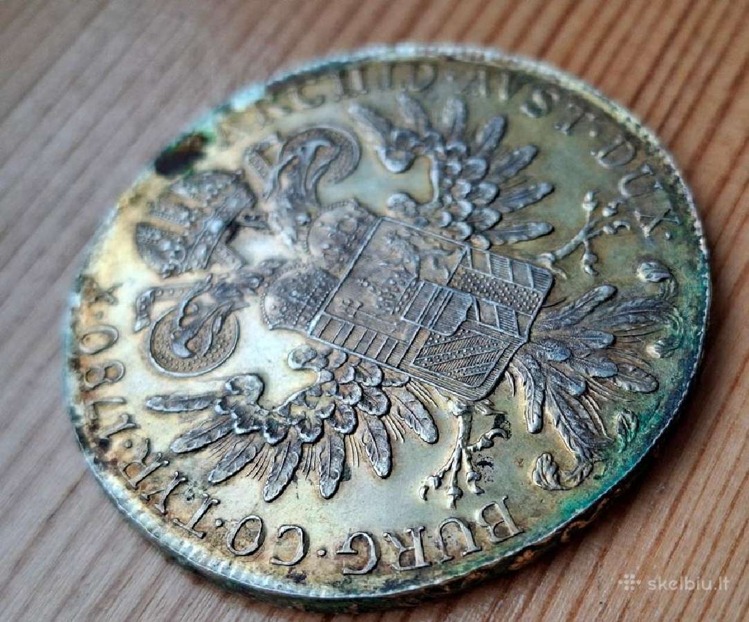 Austrija 1780 -x 1 taleris (sidabras - restraikas) - nuotraukos Nr. 3