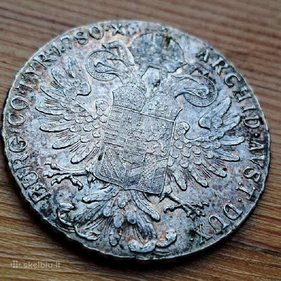 Austrija 1780 -x 1 taleris (sidabras - restraikas) - nuotraukos Nr. 5