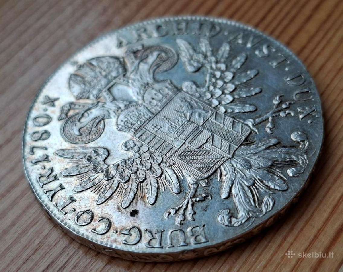 Austrija 1780 -x 1 taleris (sidabras - restraikas) - nuotraukos Nr. 4