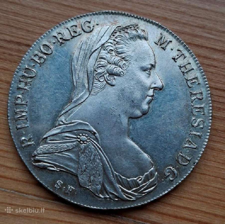 Austrija 1780 -x 1 taleris (sidabras - restraikas) - nuotraukos Nr. 2