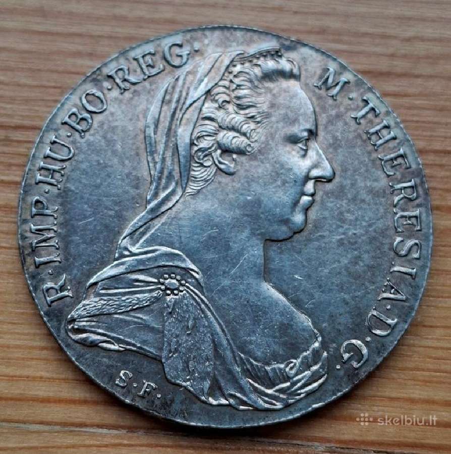 Austrija 1780 -x 1 taleris (sidabras - restraikas) - nuotraukos Nr. 2