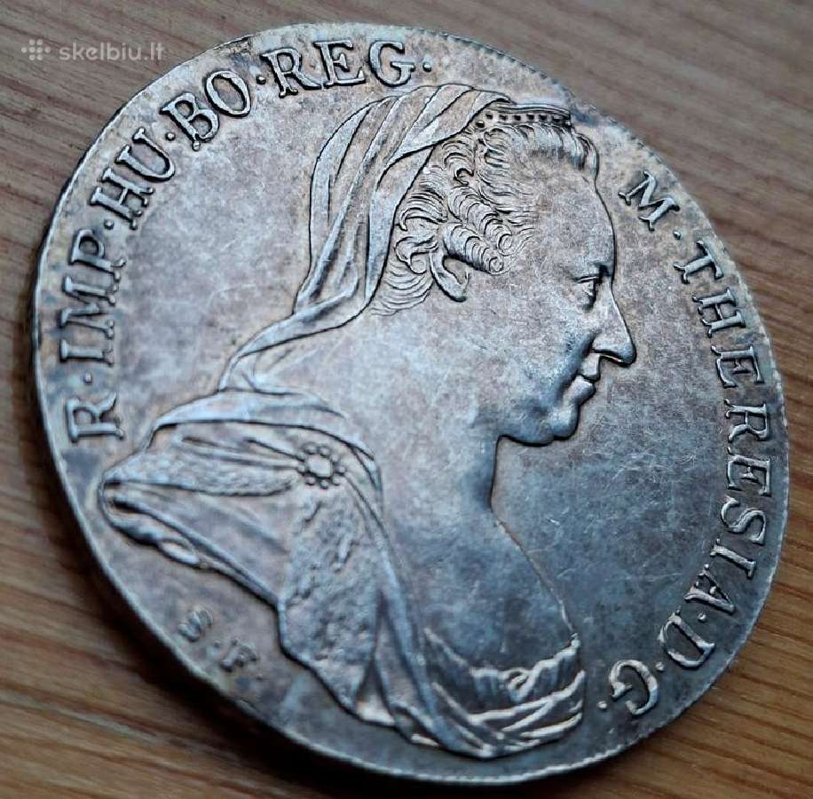 Austrija 1780 -x 1 taleris (sidabras - restraikas) - nuotraukos Nr. 3
