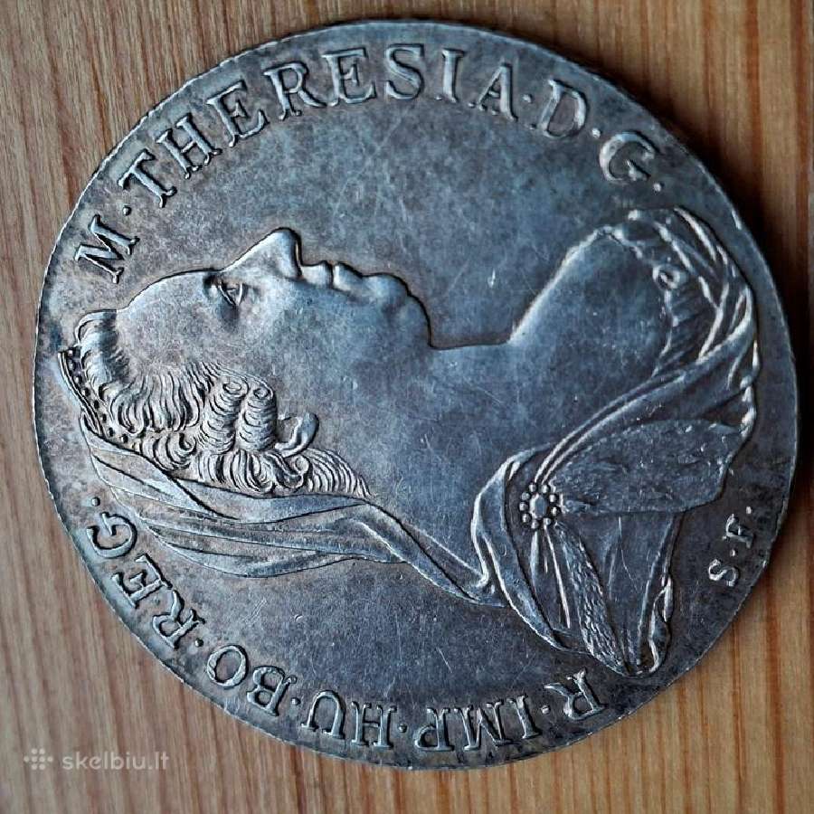 Austrija 1780 -x 1 taleris (sidabras - restraikas) - nuotraukos Nr. 5