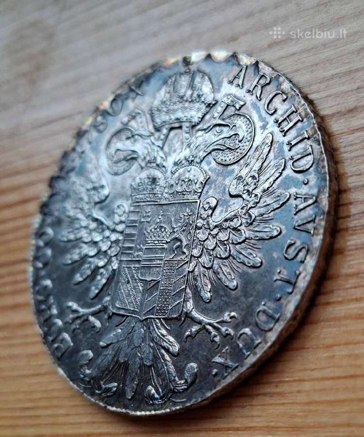 Austrija 1780 -x 1 taleris (sidabras - restraikas) - nuotraukos Nr. 4
