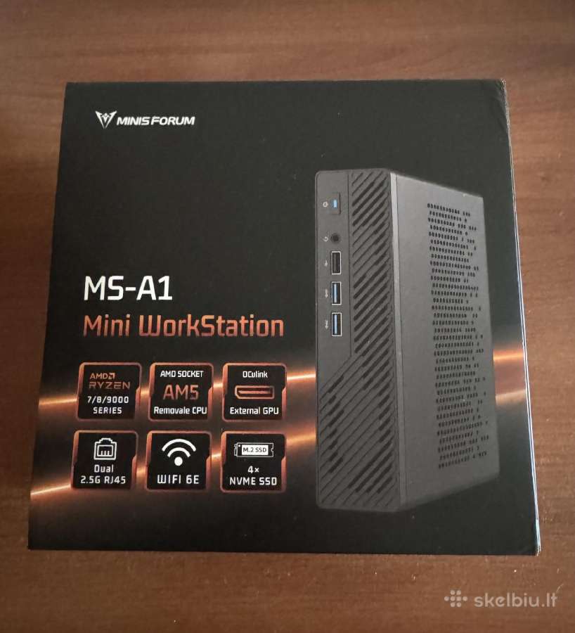 Minisforum Ms-A1 barebone + Deg1 egpu
