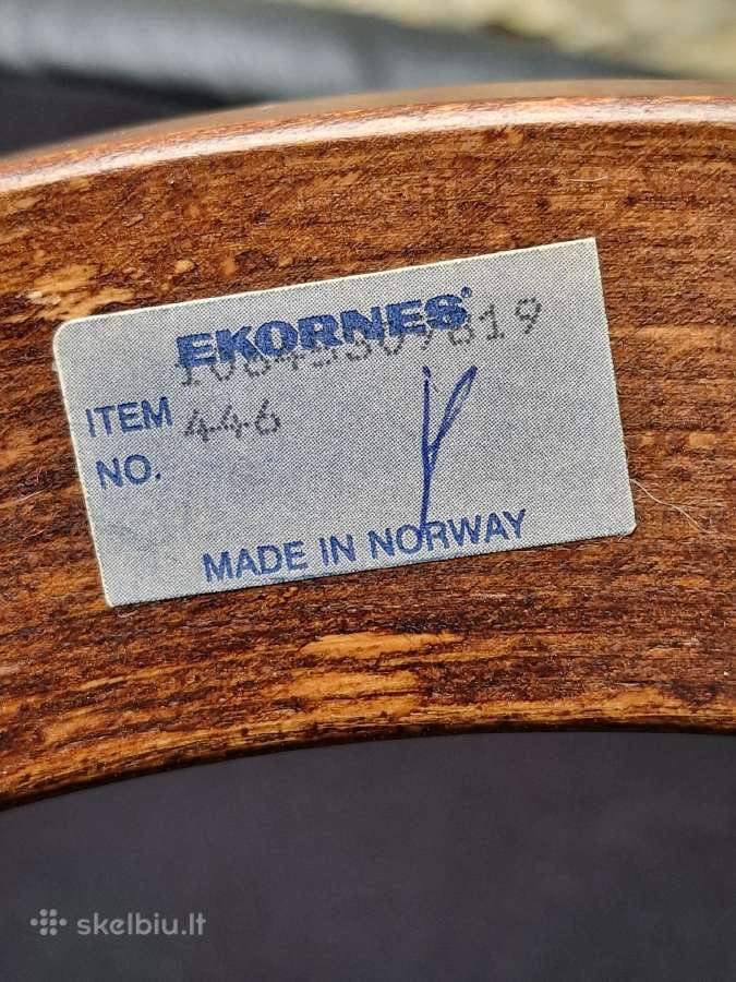 Vintažinis mid century Ekornes polisio fotelis - nuotraukos Nr. 10