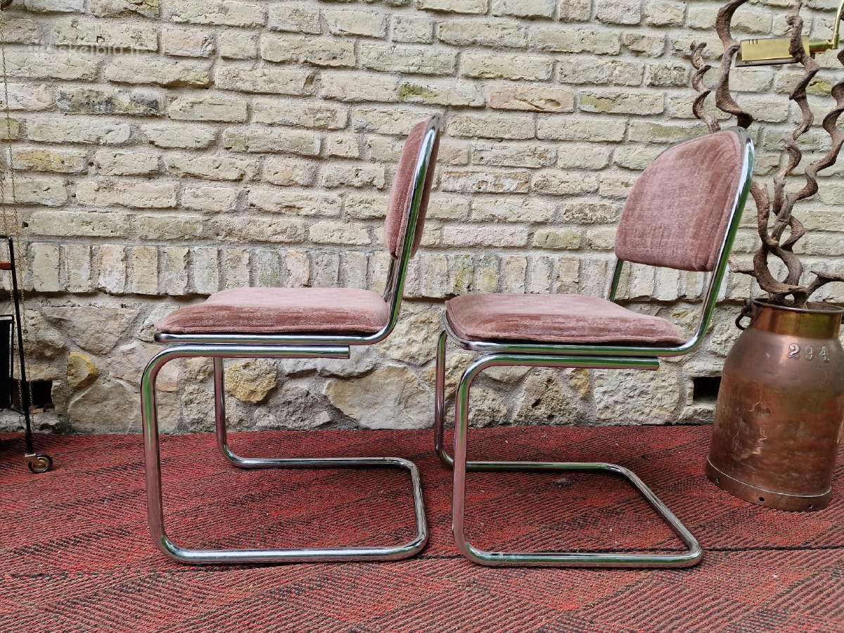 Vintažinės mid century Bauhaus st.konsolinės kėdės