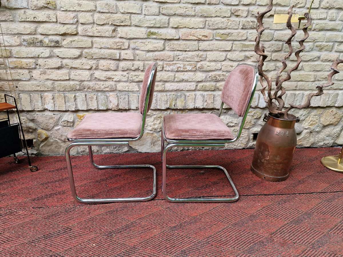 Vintažinės mid century Bauhaus st.konsolinės kėdės - nuotraukos Nr. 7