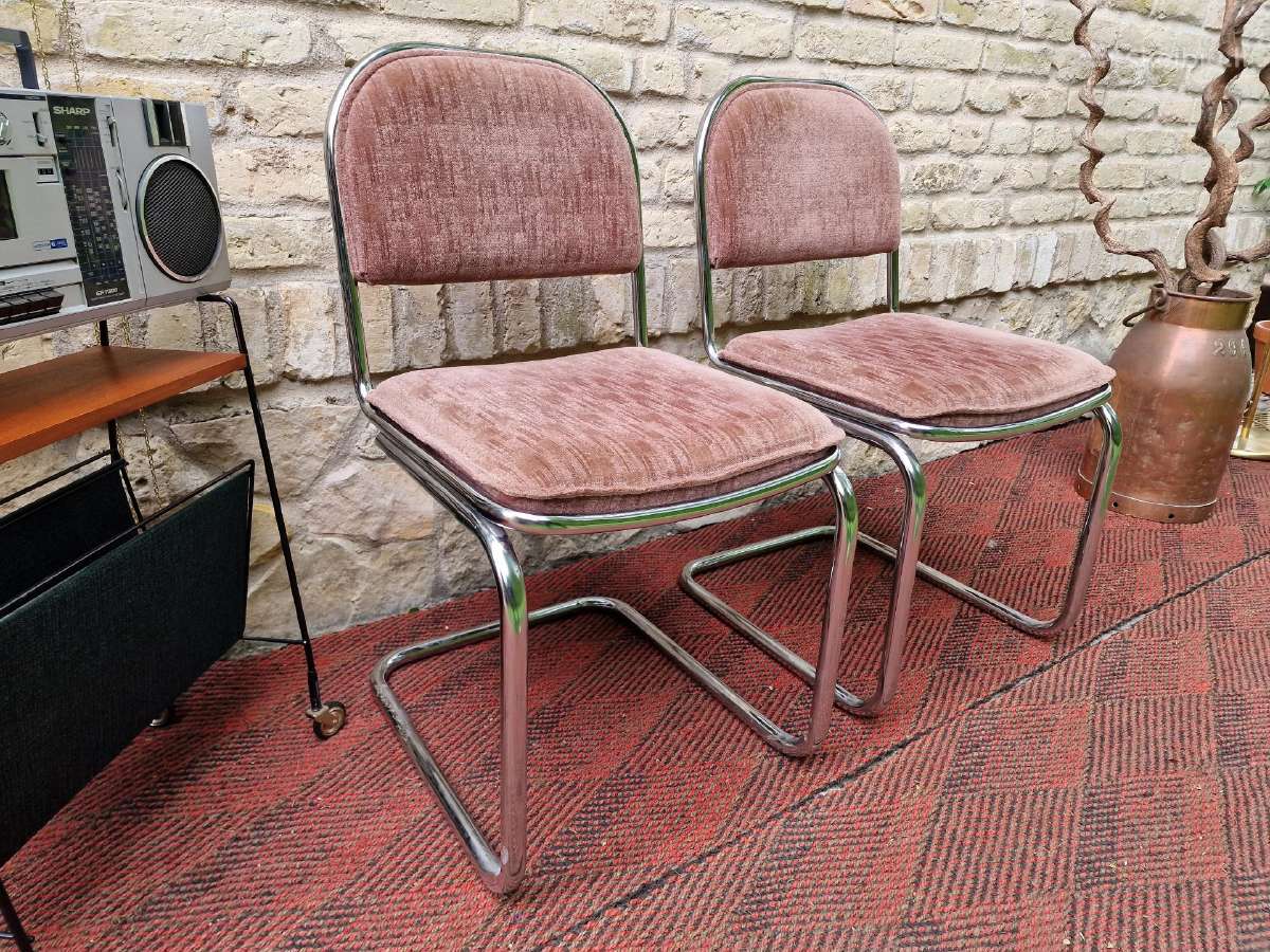 Vintažinės mid century Bauhaus st.konsolinės kėdės - nuotraukos Nr. 9