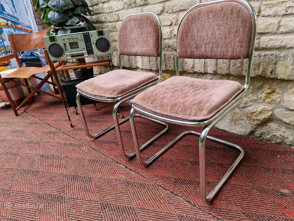 Vintažinės mid century Bauhaus st.konsolinės kėdės - nuotraukos Nr. 10