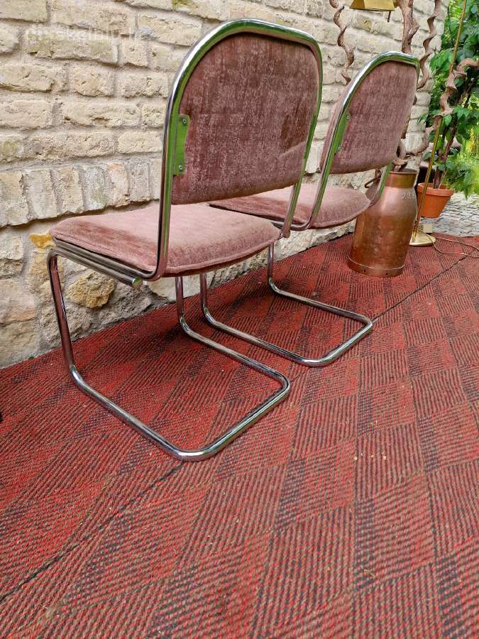 Vintažinės mid century Bauhaus st.konsolinės kėdės - nuotraukos Nr. 12