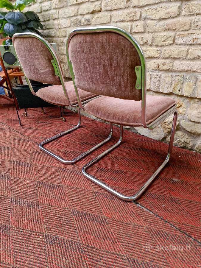 Vintažinės mid century Bauhaus st.konsolinės kėdės - nuotraukos Nr. 13