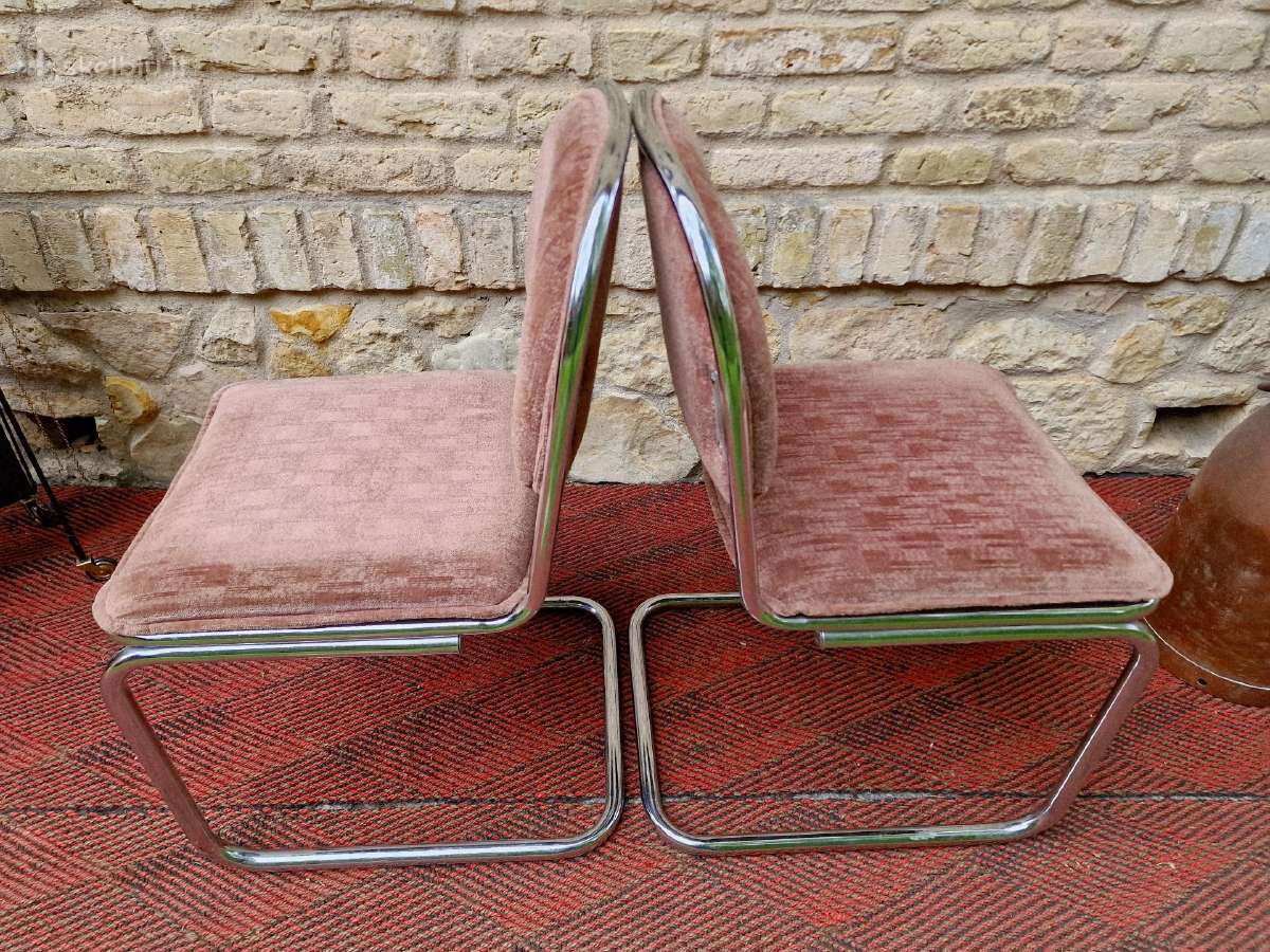 Vintažinės mid century Bauhaus st.konsolinės kėdės - nuotraukos Nr. 17