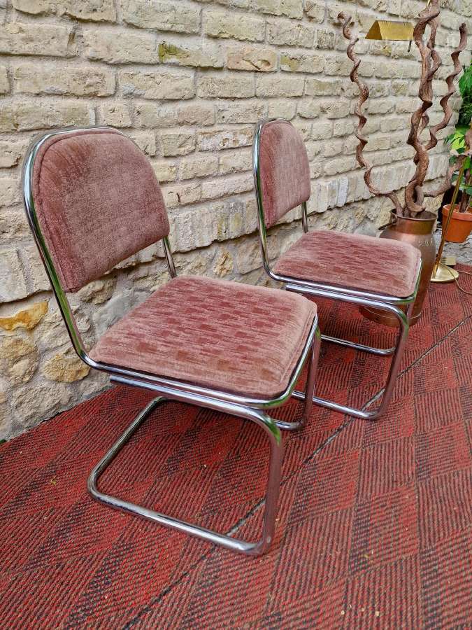 Vintažinės mid century Bauhaus st.konsolinės kėdės - nuotraukos Nr. 20