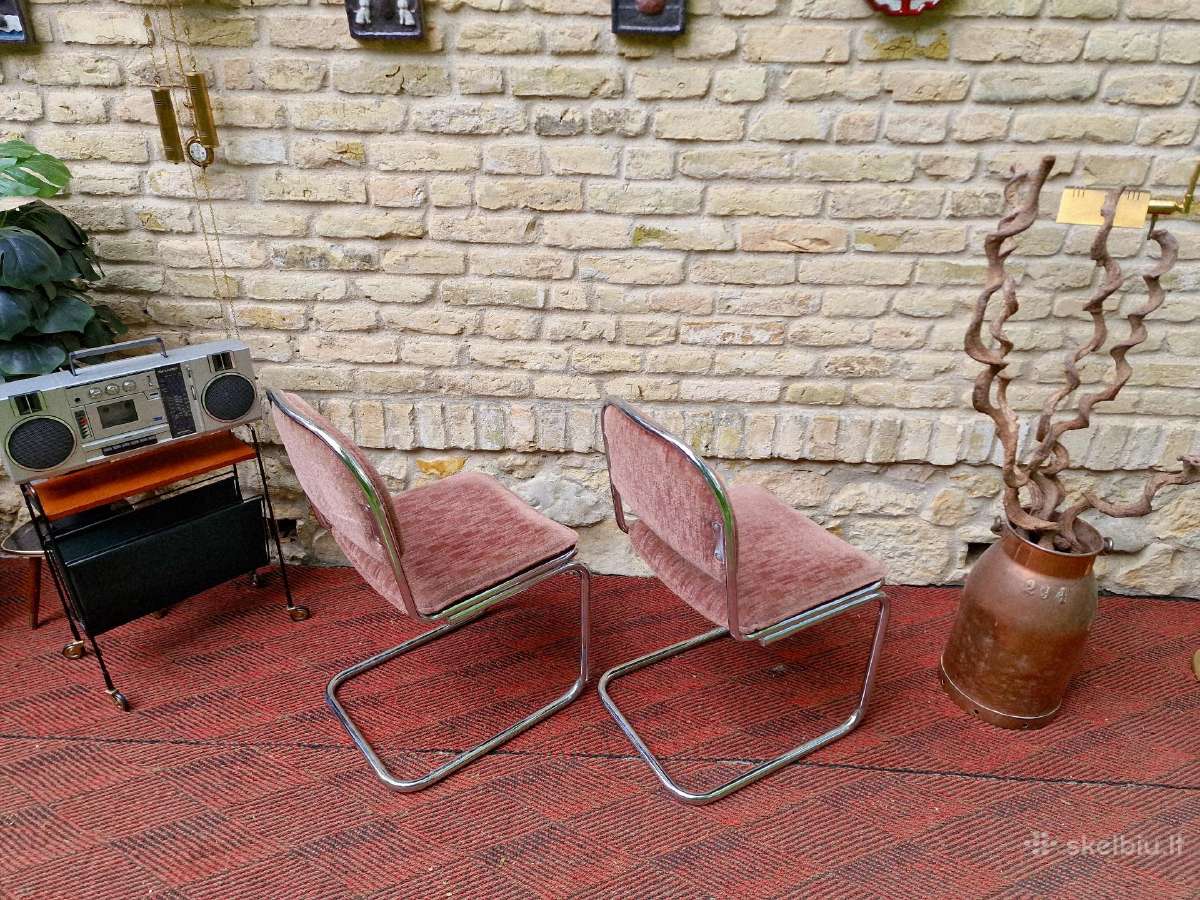 Vintažinės mid century Bauhaus st.konsolinės kėdės - nuotraukos Nr. 28