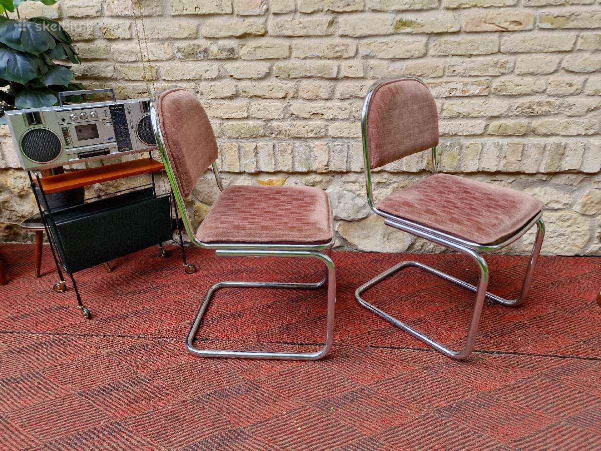 Vintažinės mid century Bauhaus st.konsolinės kėdės - nuotraukos Nr. 29