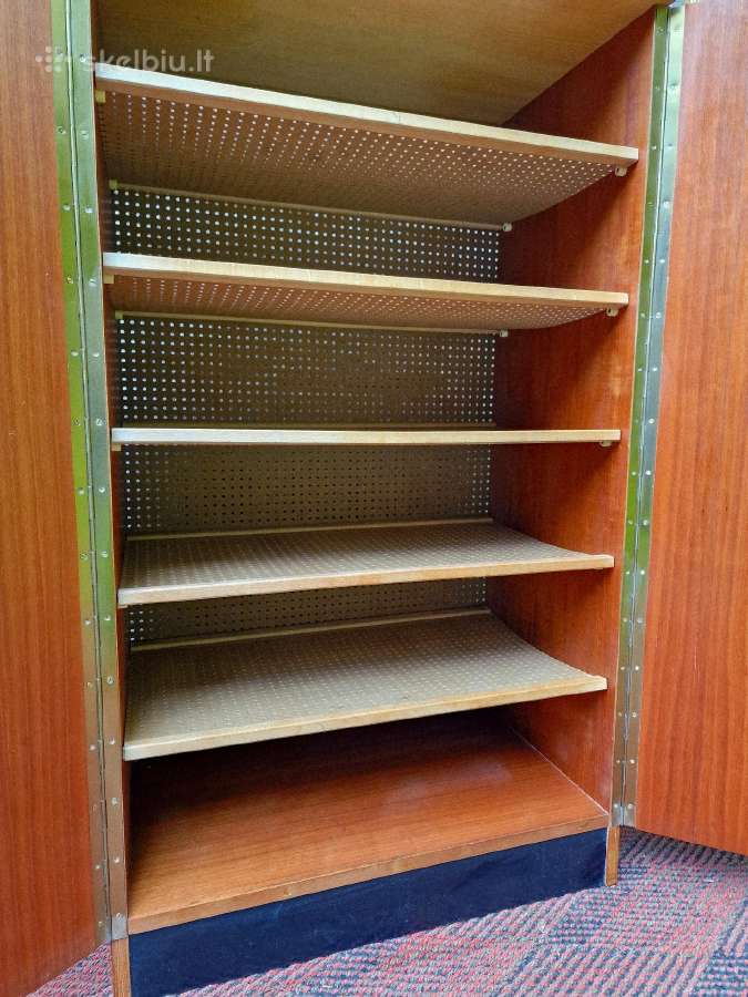 Vintažinė mid century tikmedžio batų spintelė - nuotraukos Nr. 8