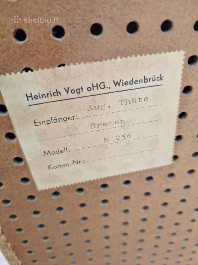 Vintažinė mid century tikmedžio batų spintelė - nuotraukos Nr. 37