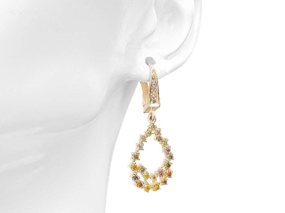 Labai eleprabangūs auskarai su deimantais (1,05ct)