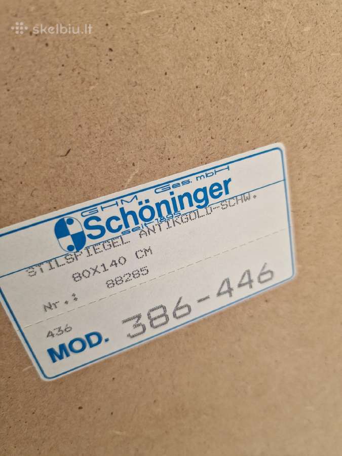 Prabangūs interjeriniai "Schöninger" veidrodžiai - nuotraukos Nr. 3