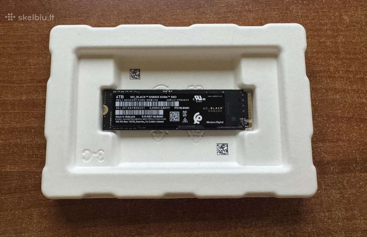 Wd Black Sn850x 4tb Nvme SSD