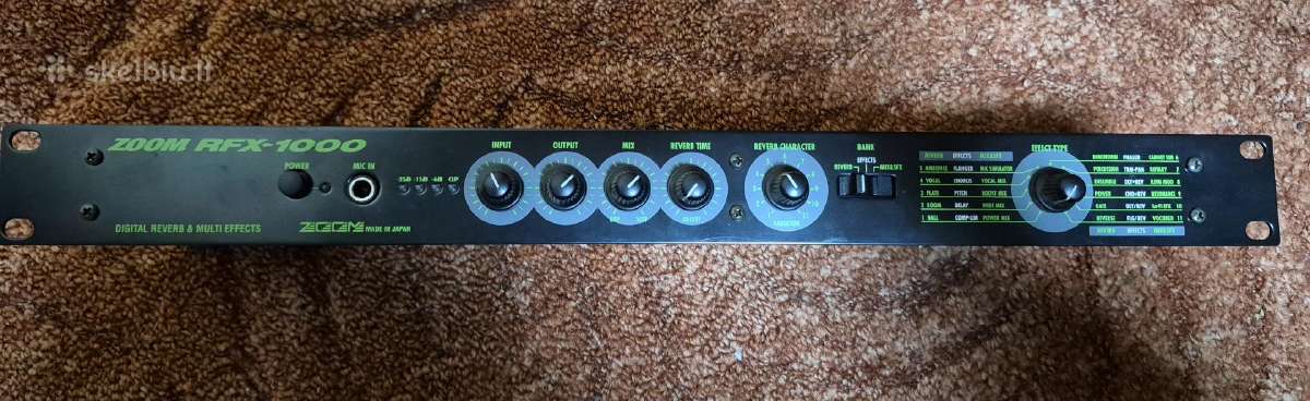 Zoom Rfx-1000 Digital Reverb & Multi Effects
