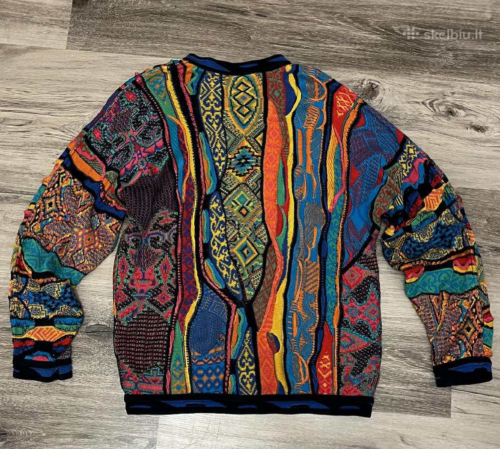 Retas Vintage Coogi Australia megztinis - nuotraukos Nr. 4