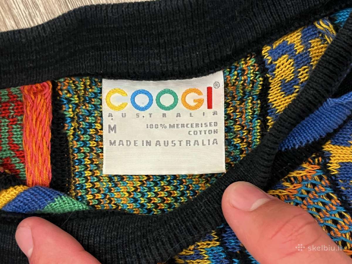 Retas Vintage Coogi Australia megztinis - nuotraukos Nr. 5