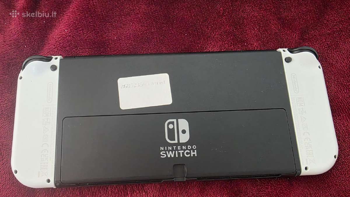 Nintendo Switch Oled (Atrištas) +512gb Sd ir dėkla - nuotraukos Nr. 5