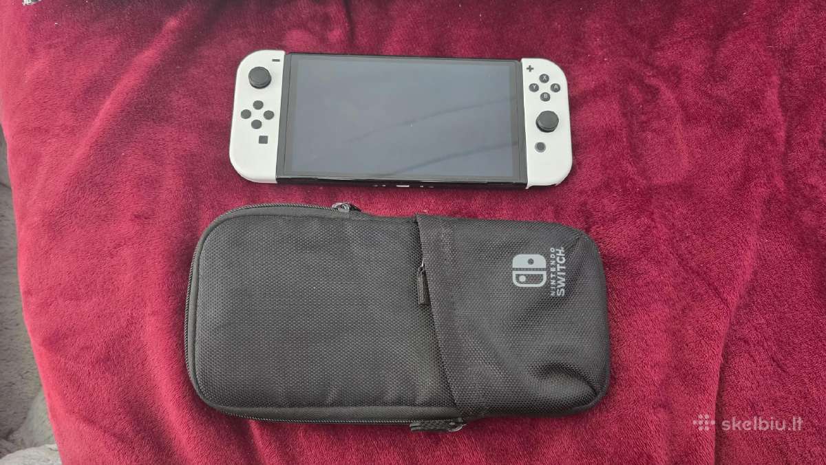 Nintendo Switch Oled (Atrištas) +512gb Sd ir dėkla - nuotraukos Nr. 6