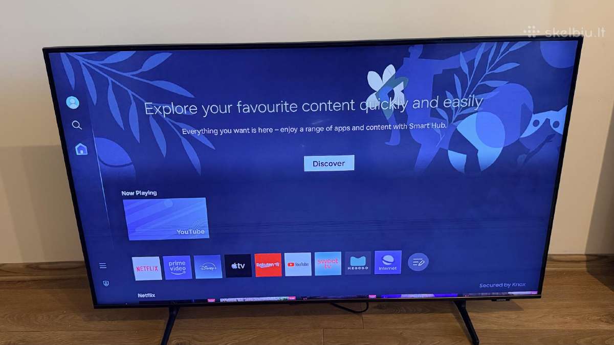 Samsung Qe50q60a Qled 4k Hdr Youtube Netflix Go3 - nuotraukos Nr. 13