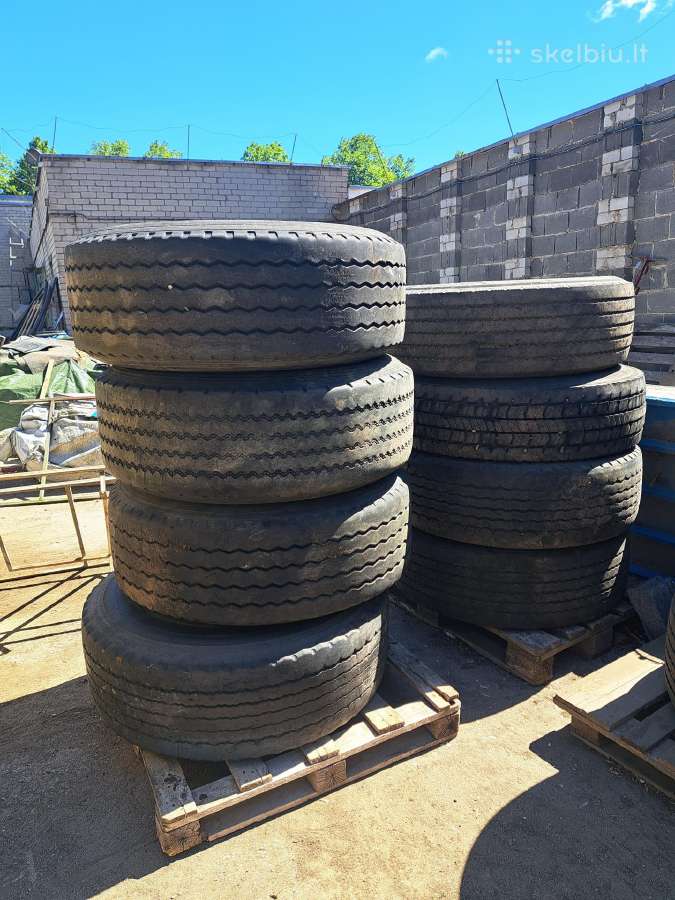 Parduodu naudotas padangas su diskais 385-65-22,5