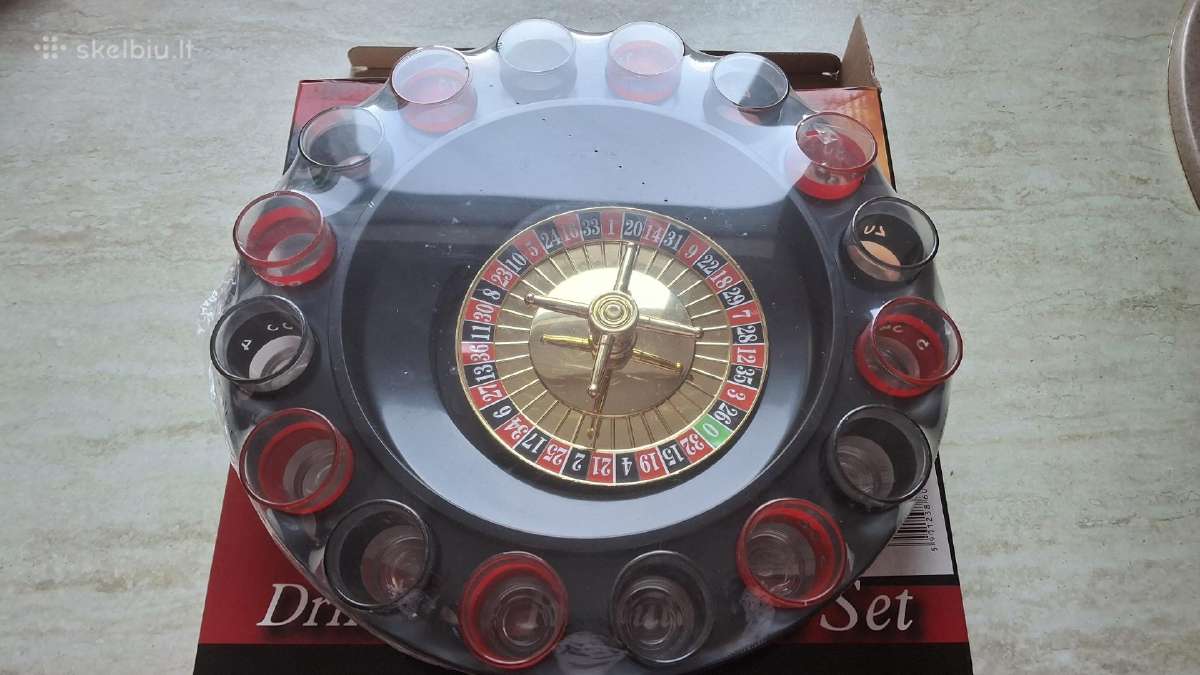 Naujas vakarėlių žaidimas Drinking Roulette Set - nuotraukos Nr. 2