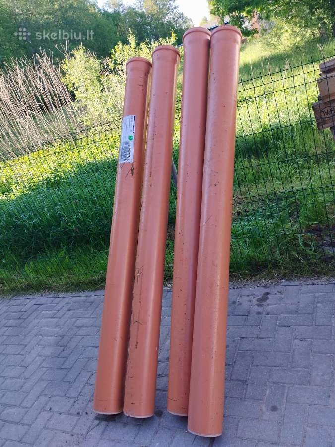 Kanalizacijos vamzdžiai 160 wawin nauji.
