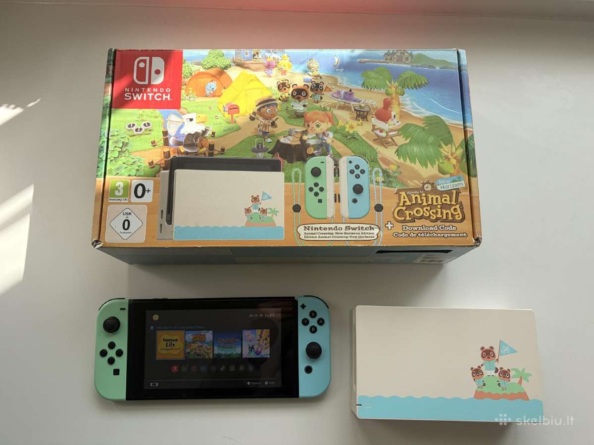 Nintendo Switch Animal Crossing Edition Console