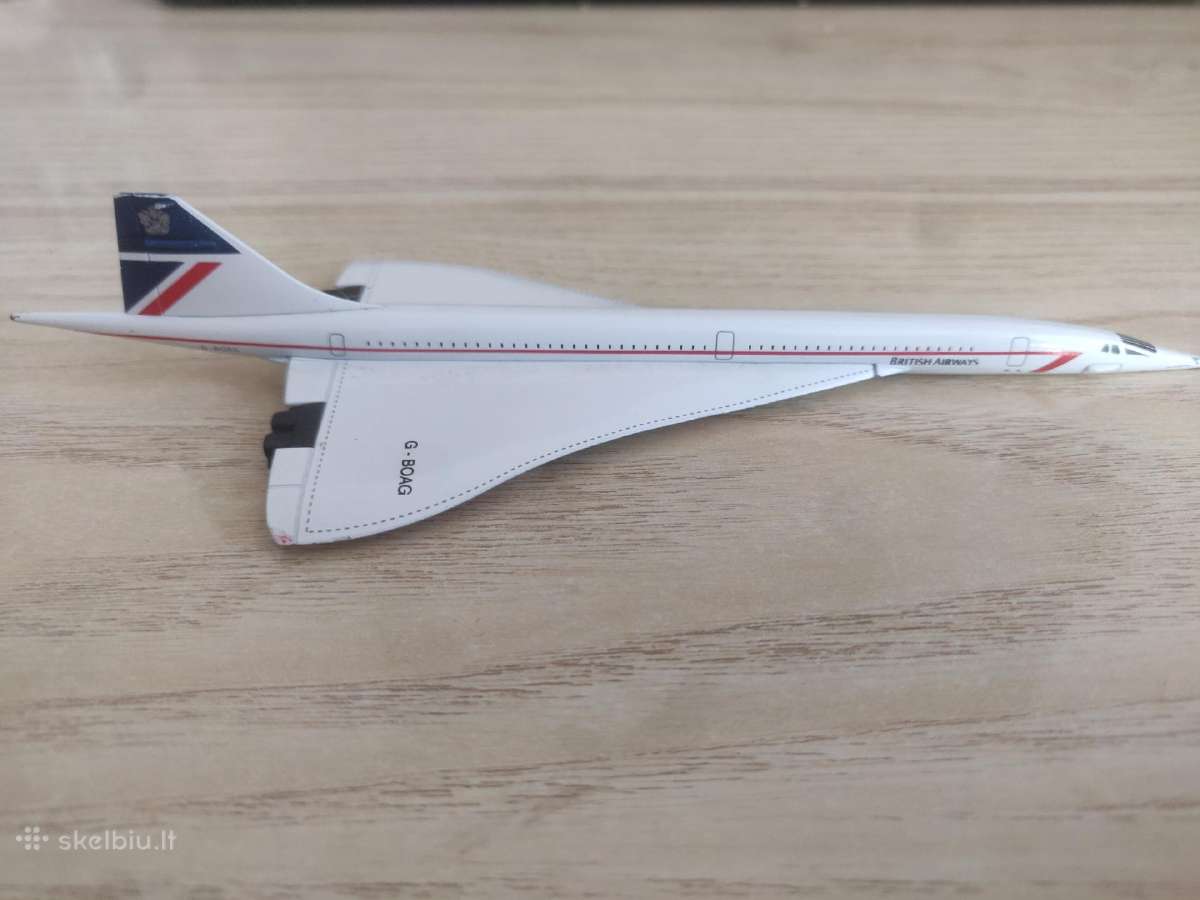 British Airways Concorde metalinis modelis