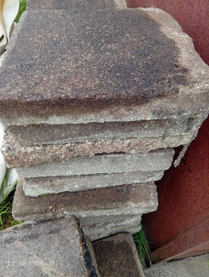 Betonines plyteles Saligatvio plytos trinkeles