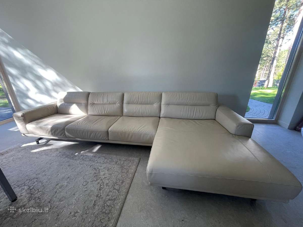 Odinė sofa - nuotraukos Nr. 4
