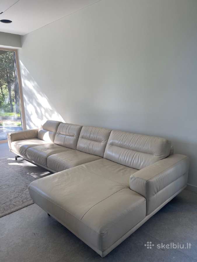 Odinė sofa - nuotraukos Nr. 5