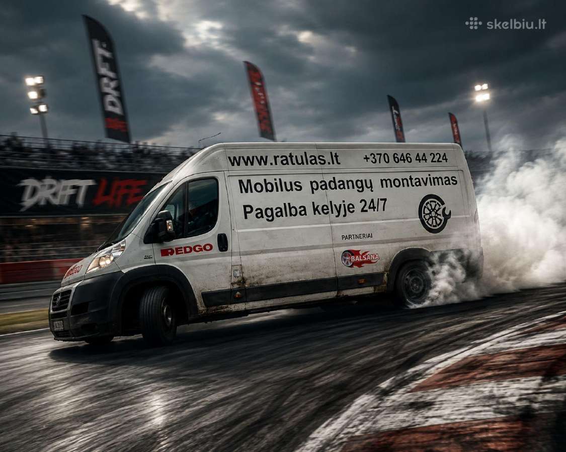 Mobilus padangų montavimas Vilniuje Pagalba Kelyje