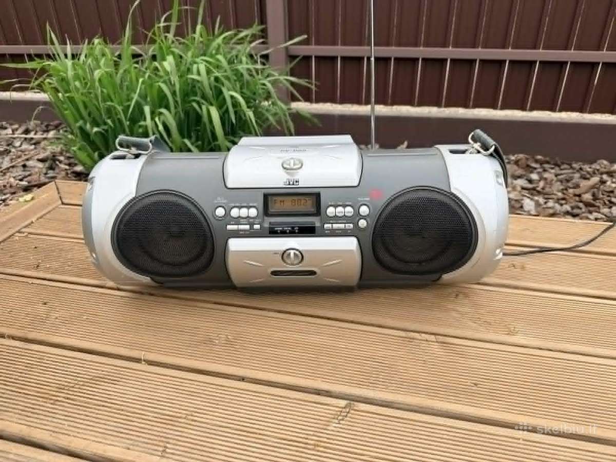 JVC Rv-b55 su pultu radija grotuvas nešiojamas