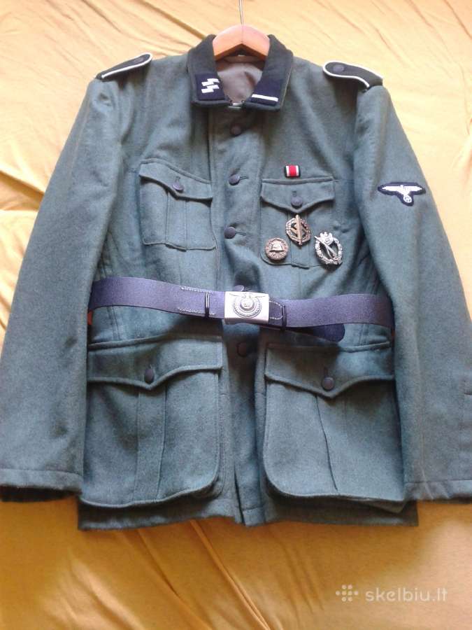 Vokiškas Waffen-ss lauko formos švarkas M-36