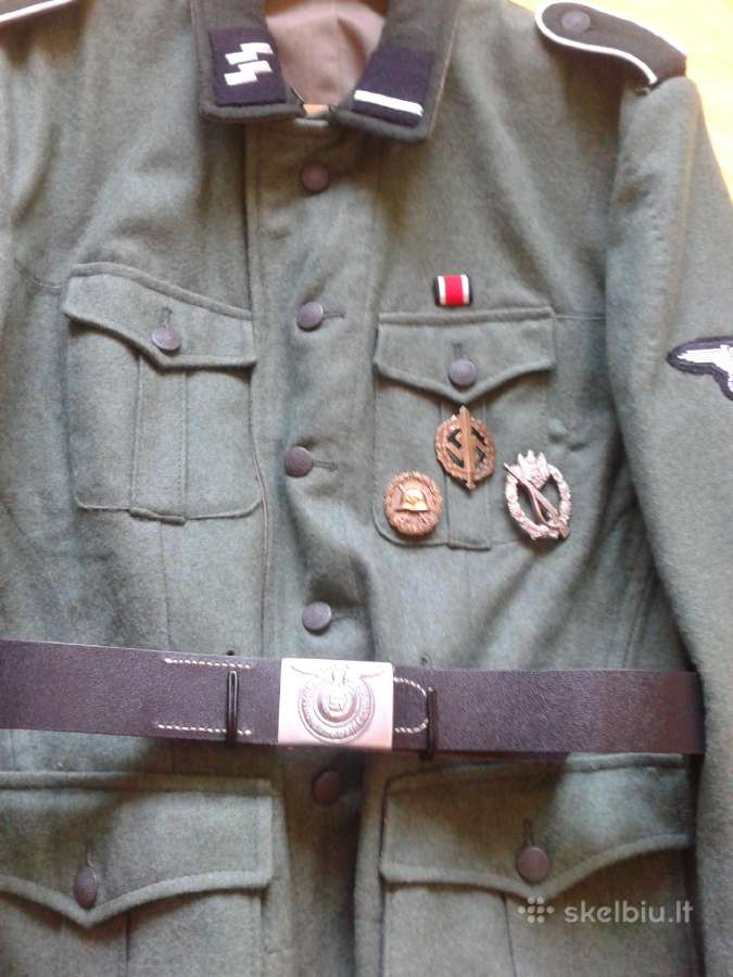 Vokiškas Waffen-ss lauko formos švarkas M-36 - nuotraukos Nr. 2
