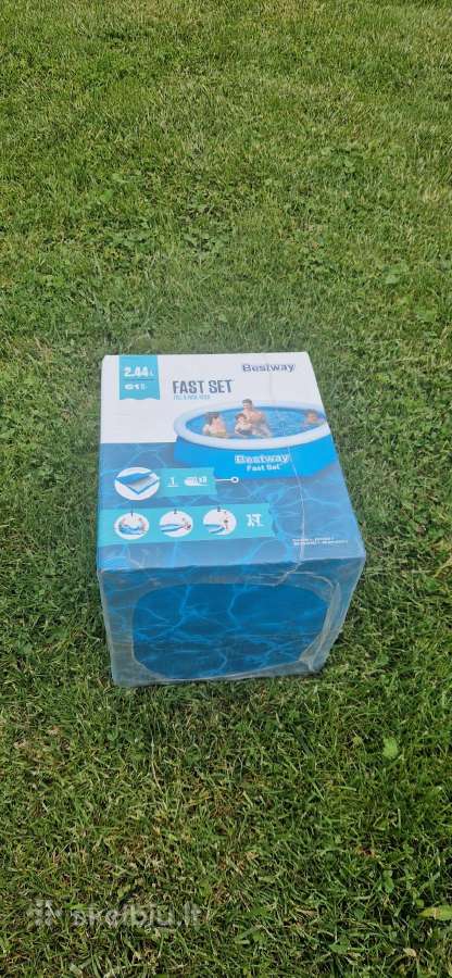 Baseinas Bestway 2,44 metro skersmens 61 cm gylio