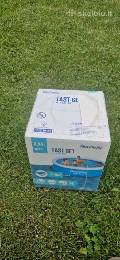 Baseinas Bestway 2,44 metro skersmens 61 cm gylio - nuotraukos Nr. 2