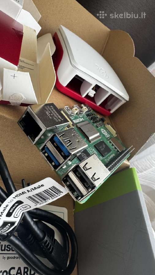 Raspberry Pi 5 8gb starter kit - naujas, nenaudota