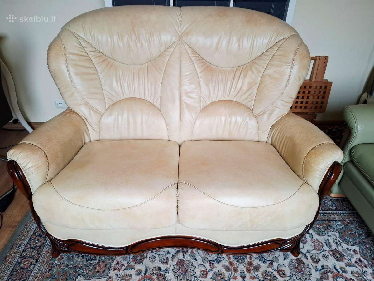 Odinė sofa iš Vokietijos.