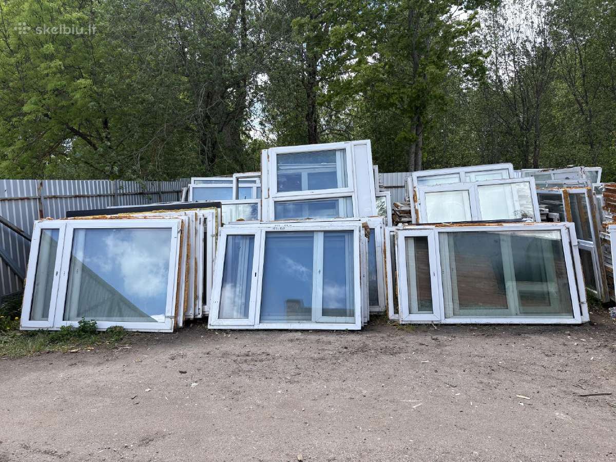 Naudoti plastikiniai langai ir durys - nuotraukos Nr. 2