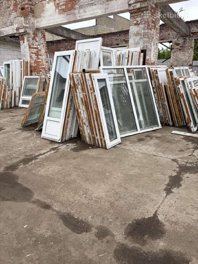 Naudoti plastikiniai langai ir durys - nuotraukos Nr. 4