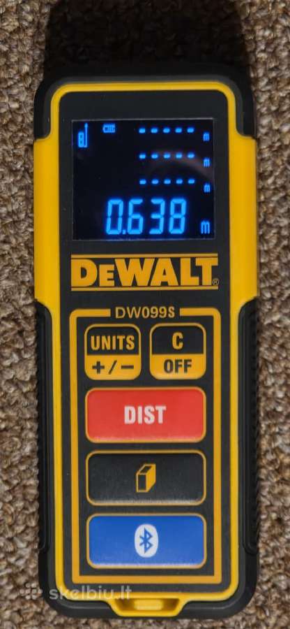 Dewalt Dw099s-xj lazerinis atstumo matuoklis - nuotraukos Nr. 6